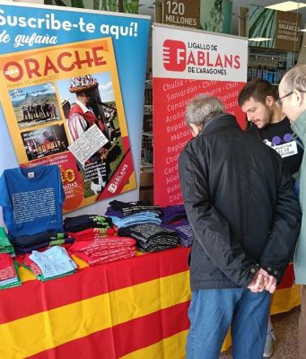 Fablans y Aragonum entre libros y autores. El 23 de Abril, día de Aragón, y la XXXII feria del libro de Zaragoza.
